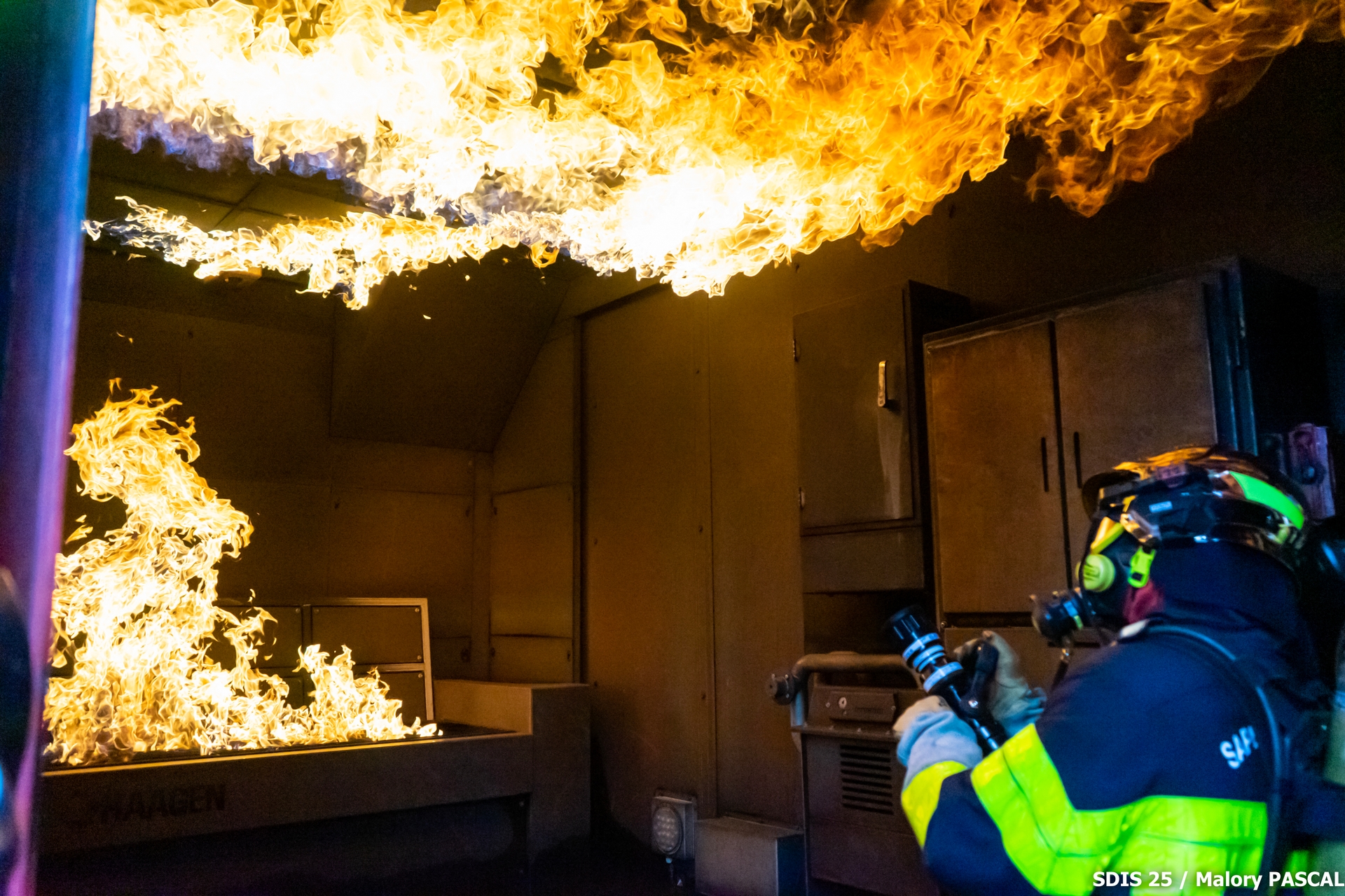 Formation des formateurs au caisson de feu